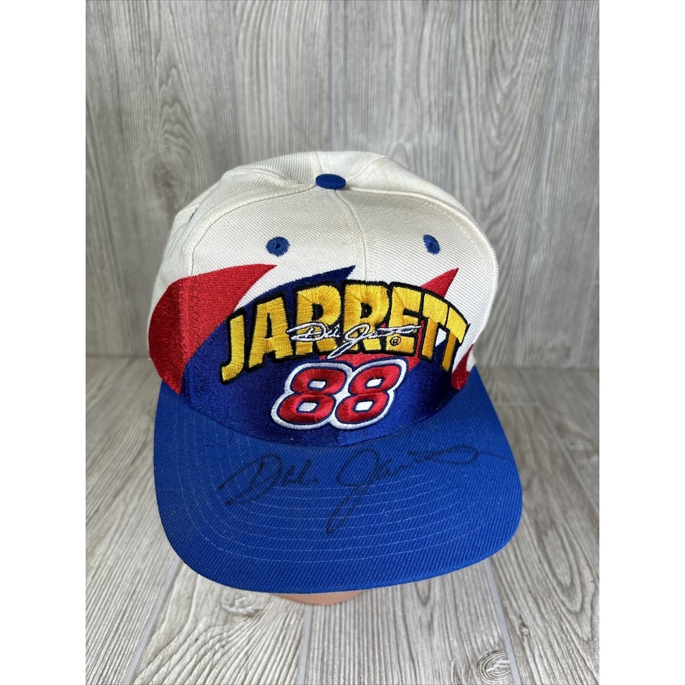 Logo Athletic Double Sharktooth Dale Jarrett Snapback Hat Ford Racing‎ 88 Nascar